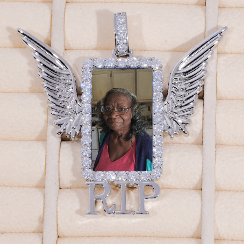 RIP WING 3D CUSTOM PICTURE PENDANT