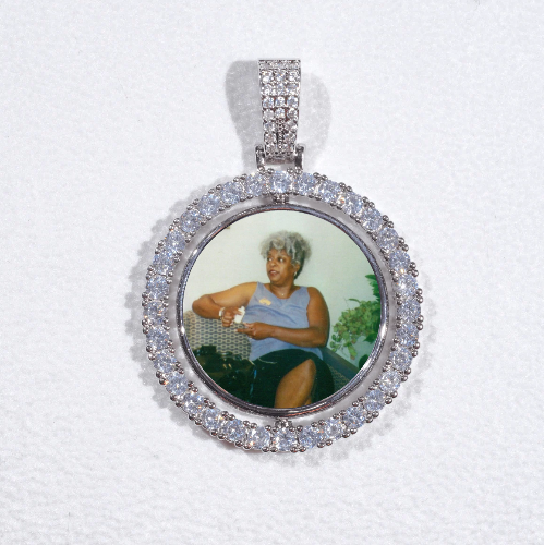 3D Spinning 2-Faced Custom Picture Pendant