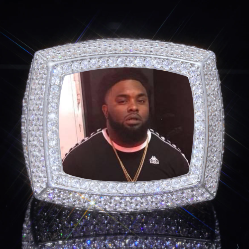 3D CUSTOM PICTURE ICED RING
