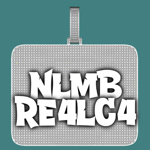 CUSTOM LETTER NECKLACE 3D BIG SQUARE