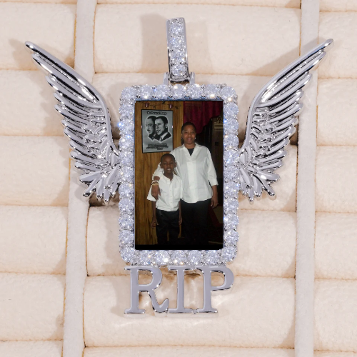 RIP WING 3D CUSTOM PICTURE PENDANT
