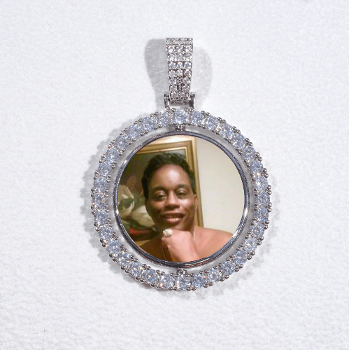 3D Spinning 2-Faced Custom Picture Pendant