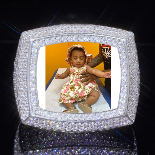 3D CUSTOM PICTURE ICED RING
