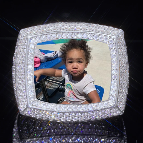 3D CUSTOM PICTURE ICED RING