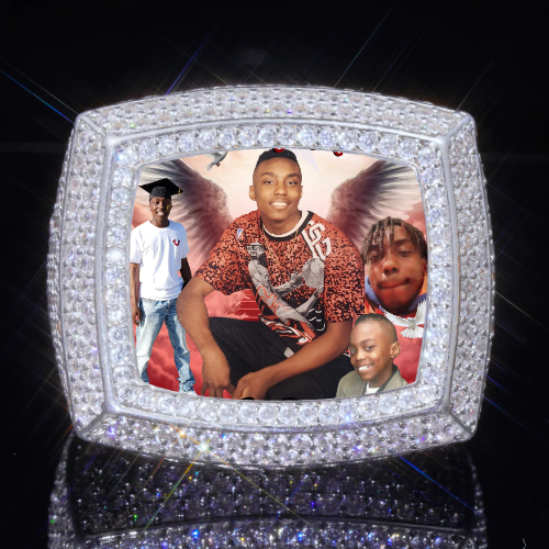 3D CUSTOM PICTURE ICED RING