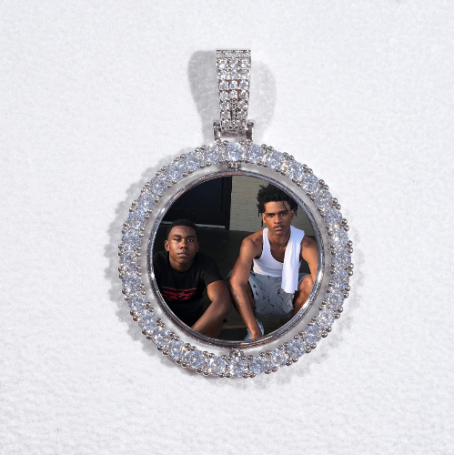 3D Spinning 2-Faced Custom Picture Pendant