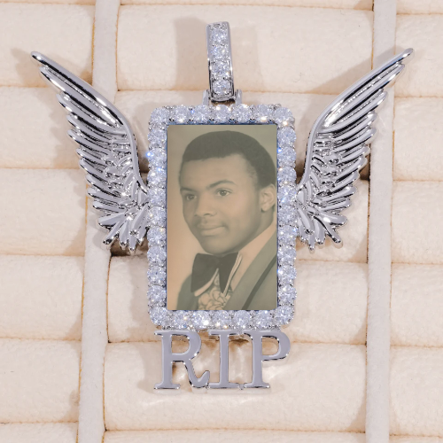 RIP WING 3D CUSTOM PICTURE PENDANT
