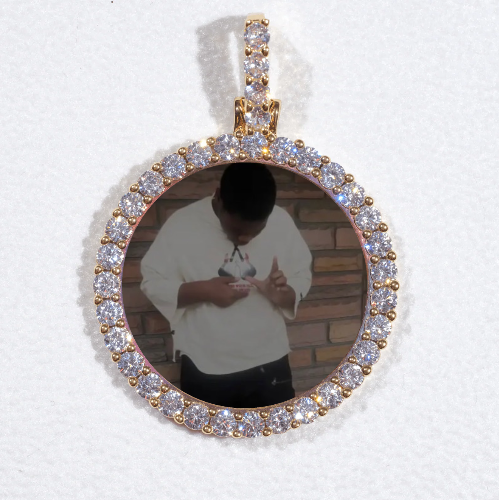 3D CIRCLE CUSTOM PICTURE PENDANT SMALL SIZE