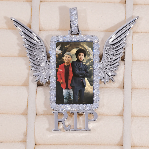 RIP WING 3D CUSTOM PICTURE PENDANT