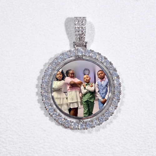 3D Spinning 2-Faced Custom Picture Pendant