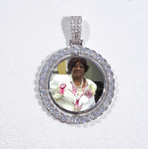 3D Spinning 2-Faced Custom Picture Pendant