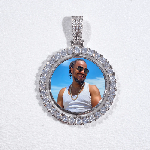 3D Spinning 2-Faced Custom Picture Pendant