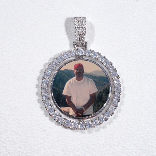 3D Spinning 2-Faced Custom Picture Pendant