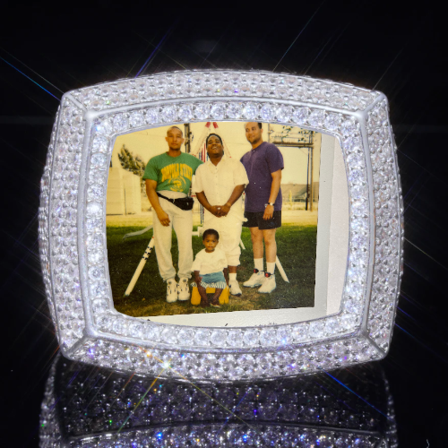 3D CUSTOM PICTURE ICED RING