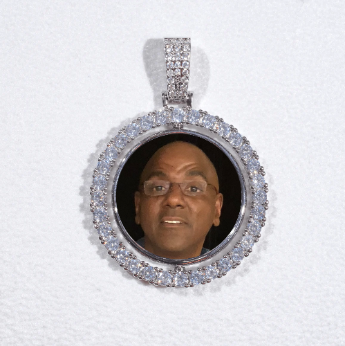 3D Spinning 2-Faced Custom Picture Pendant