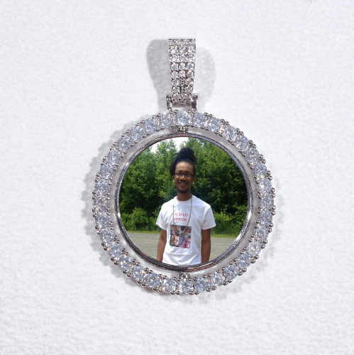 3D Spinning 2-Faced Custom Picture Pendant