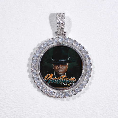 3D Spinning 2-Faced Custom Picture Pendant