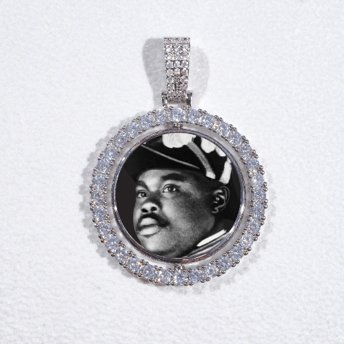 3D Spinning 2-Faced Custom Picture Pendant