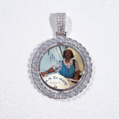 3D Spinning 2-Faced Custom Picture Pendant