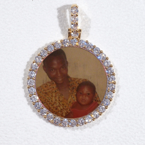 3D CIRCLE CUSTOM PICTURE PENDANT SMALL SIZE