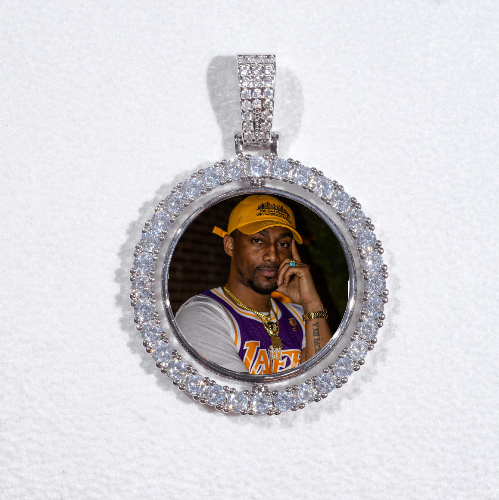 3D Spinning 2-Faced Custom Picture Pendant