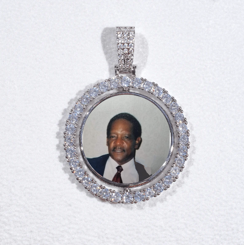 3D Spinning 2-Faced Custom Picture Pendant