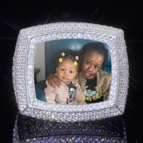 3D CUSTOM PICTURE ICED RING