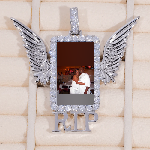 RIP WING 3D CUSTOM PICTURE PENDANT