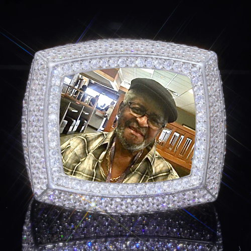 3D CUSTOM PICTURE ICED RING
