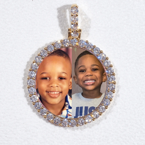3D CIRCLE CUSTOM PICTURE PENDANT SMALL SIZE