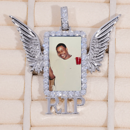 RIP WING 3D CUSTOM PICTURE PENDANT