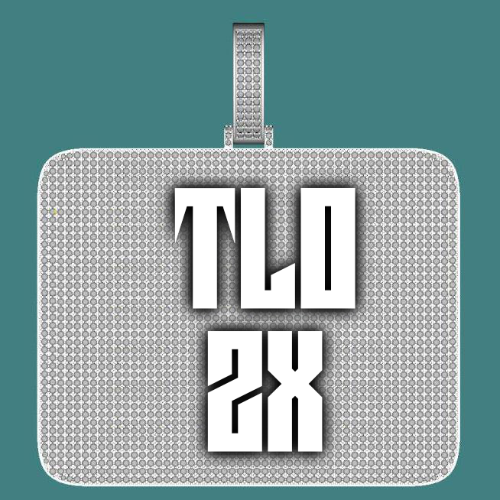 CUSTOM LETTER NECKLACE 3D BIG SQUARE
