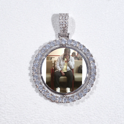 3D Spinning 2-Faced Custom Picture Pendant