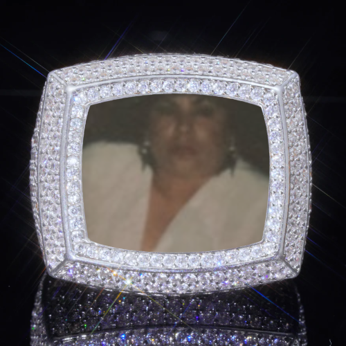 3D CUSTOM PICTURE ICED RING