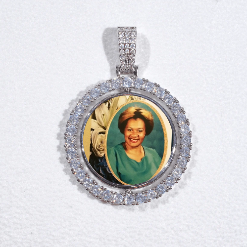 3D Spinning 2-Faced Custom Picture Pendant
