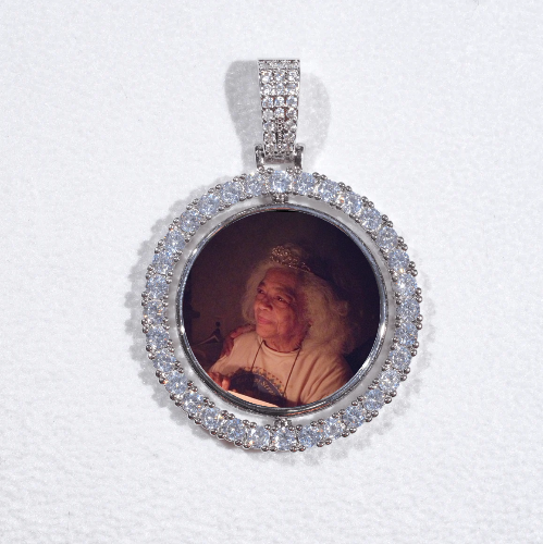 3D Spinning 2-Faced Custom Picture Pendant