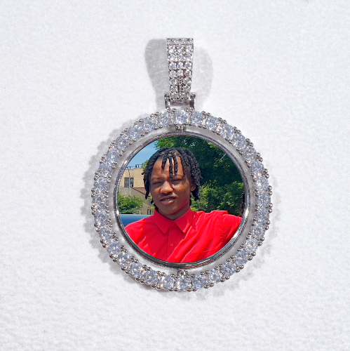 3D Spinning 2-Faced Custom Picture Pendant