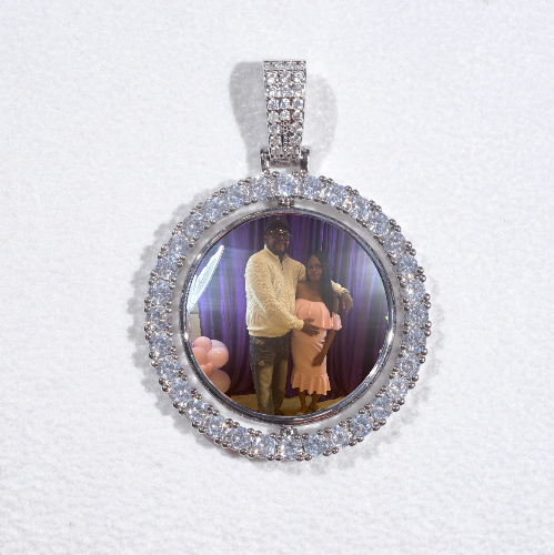 3D Spinning 2-Faced Custom Picture Pendant
