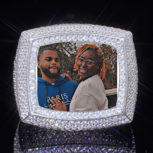 3D CUSTOM PICTURE ICED RING