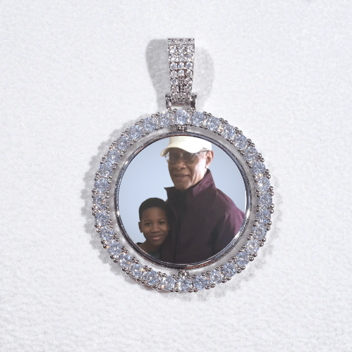 3D Spinning 2-Faced Custom Picture Pendant