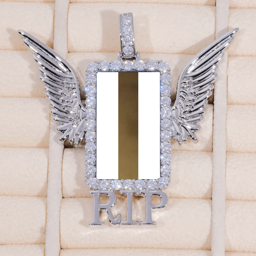 RIP WING 3D CUSTOM PICTURE PENDANT