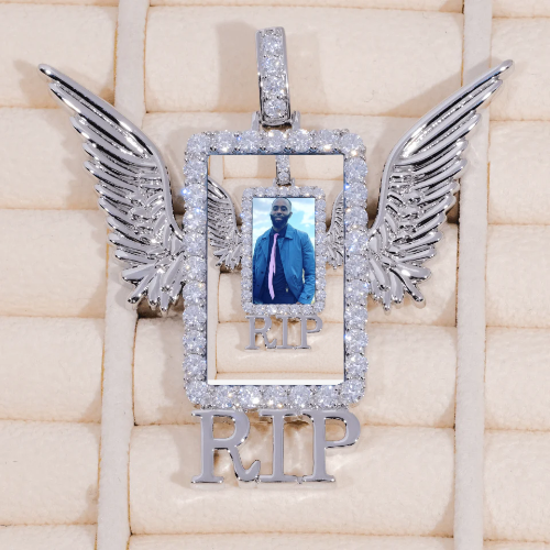 RIP WING 3D CUSTOM PICTURE PENDANT