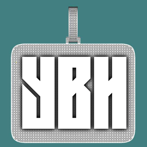 CUSTOM LETTER NECKLACE 3D BIG SQUARE