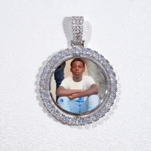 3D Spinning 2-Faced Custom Picture Pendant