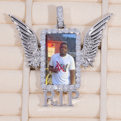 RIP WING 3D CUSTOM PICTURE PENDANT