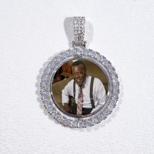 3D Spinning 2-Faced Custom Picture Pendant