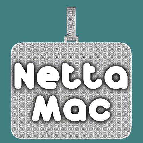 CUSTOM LETTER NECKLACE 3D BIG SQUARE