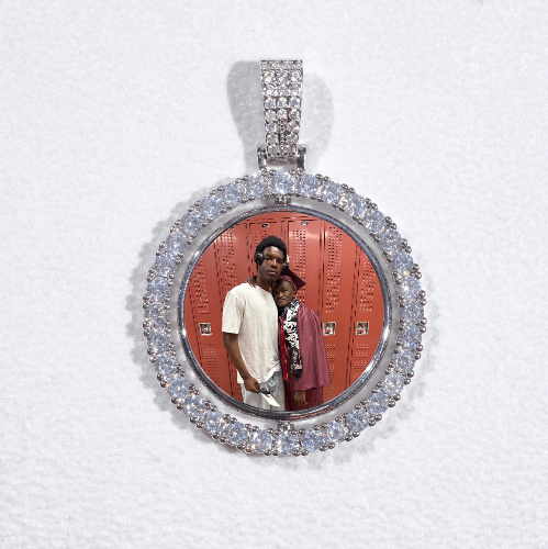 3D Spinning 2-Faced Custom Picture Pendant