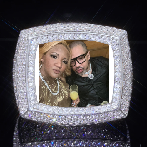 3D CUSTOM PICTURE ICED RING