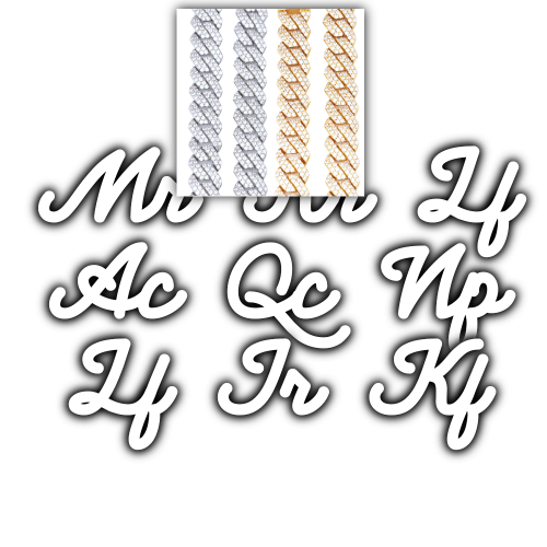 Script Custom Letter Necklace